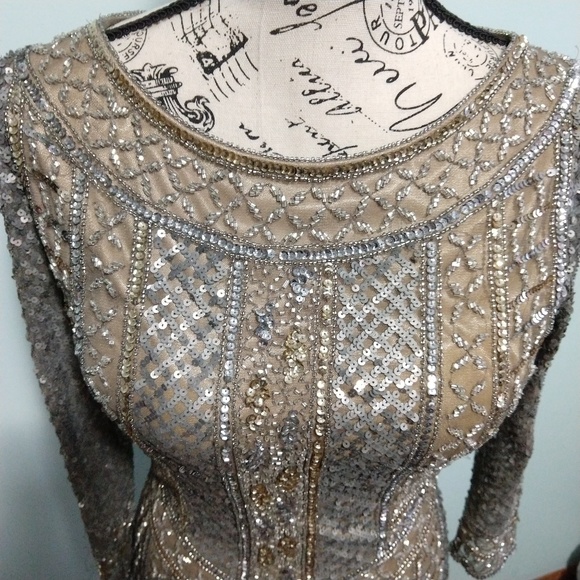 New Years Party Dress Sequin Bodycon - Picture 7 of 8